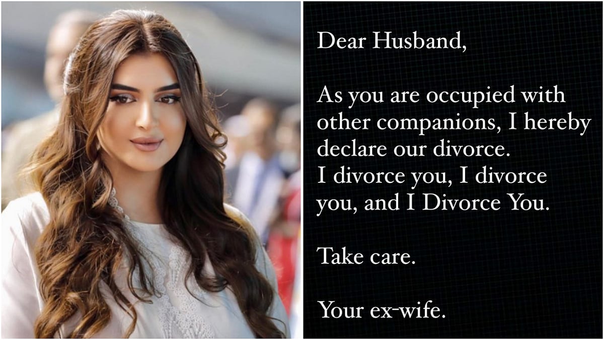 | Photo: AP/ Instagram : Dubai Princess Sheikha Mahra's Divorce Post For Husband Goes Viral 